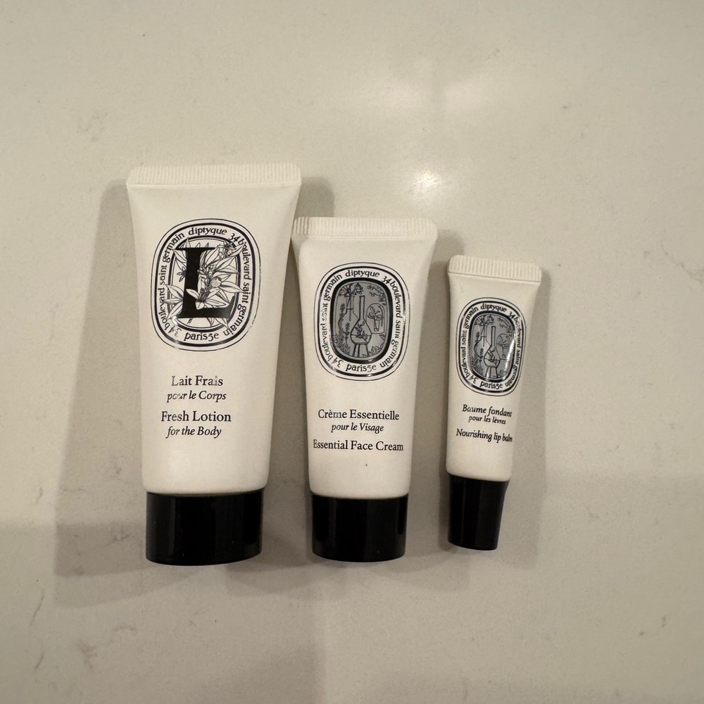 Diptyque White and Black Skincare Trio
